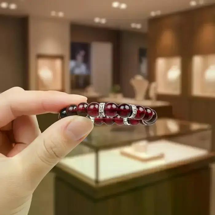 Bracelet Anti-Anxiété Bohème en Perles Acrylique Cadeau Saint-Valentin pour Femme Occasions Spéciales Relaxation Stress Management