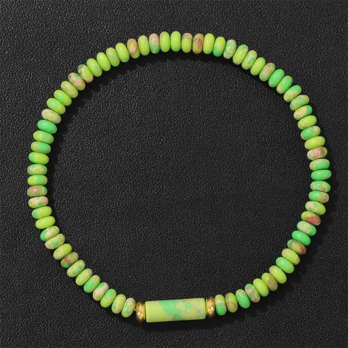 Bracelets à breloques de sédiments marins pour femmes et hommes