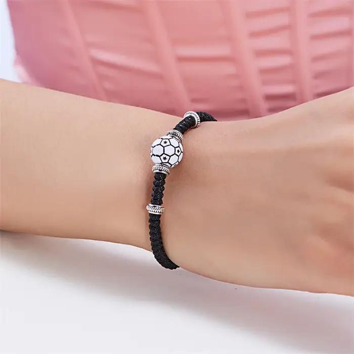 Bracelet Sportif Minimaliste à Perles de Montagne pour Homme, Occasions Spéciales et Vie Quotidienne