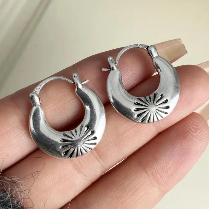 Boucles d'oreilles en argent Sterling 925 pour femmes