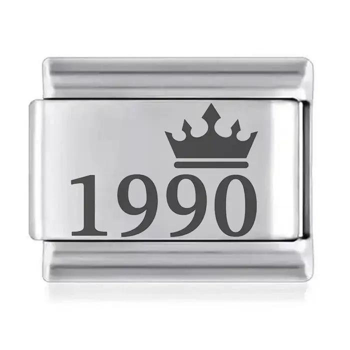 Nouveau 2025 mode populaire Original Date de naissance breloque liens ajustement 9mm Bracelet en aci