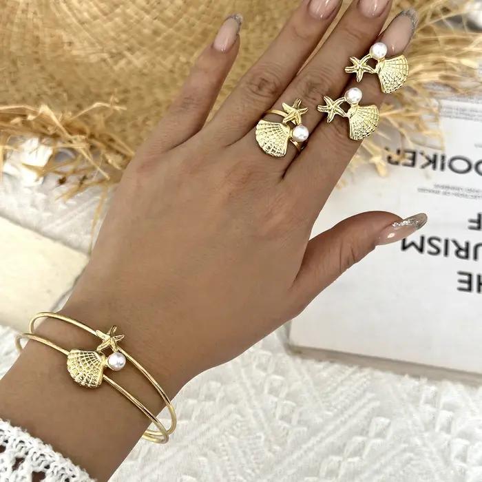 Parure de bijoux d'été pour femme