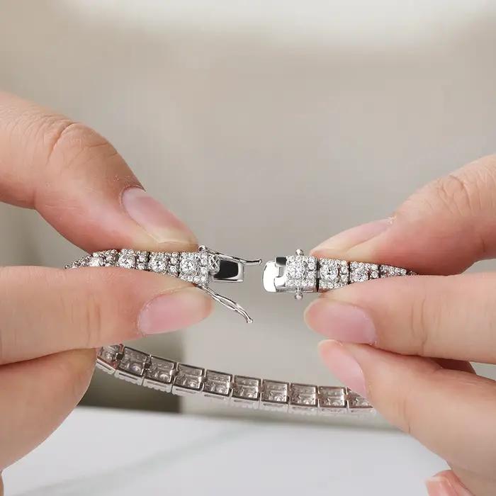 BXINY – Bracelet de luxe en Moissanite