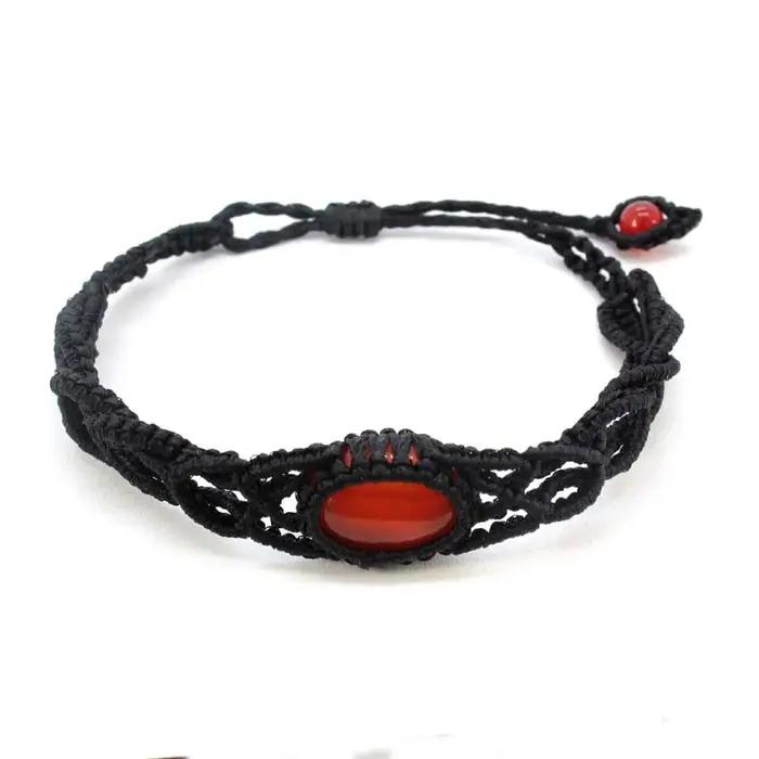 Bracelets en macramé tressés à la main pour filles