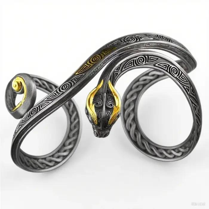 Bracelet Dragon de Style Viking