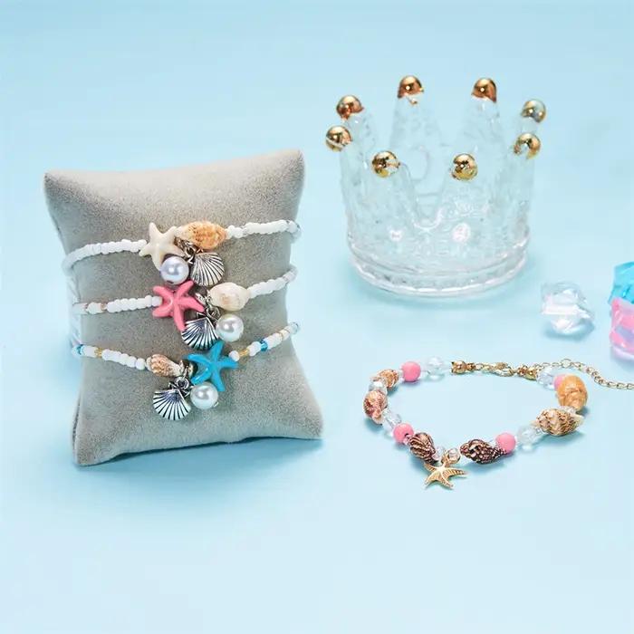 Bracelets de cheville bohémiens avec étoiles de mer et conques pour femmes occasions spéciales plage été jours festifs
