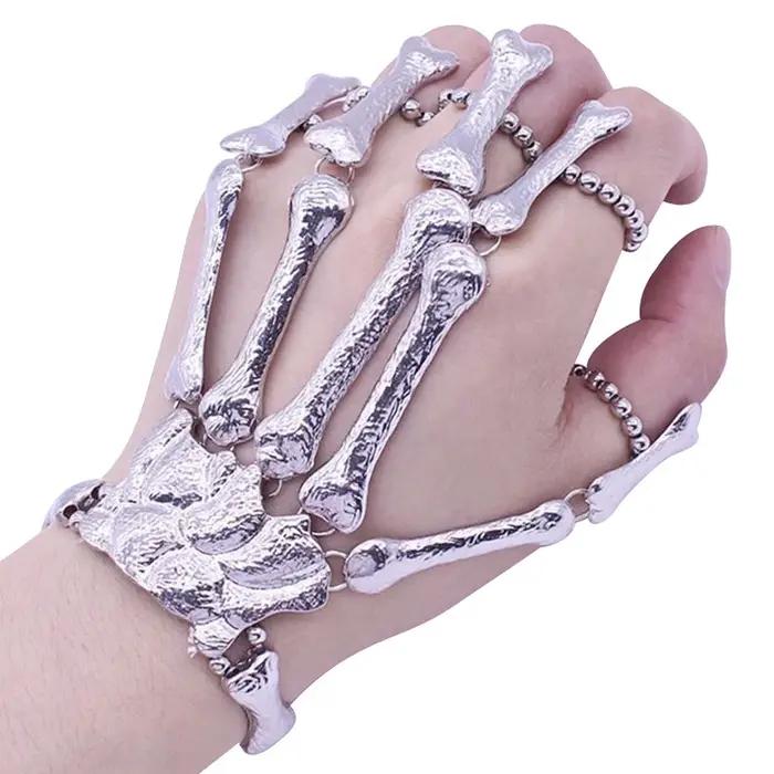 Bracelets en Os de Squelette Punk Rock pour Femmes Occasions Spéciales Goths Unique Cadeau Créativité Punk