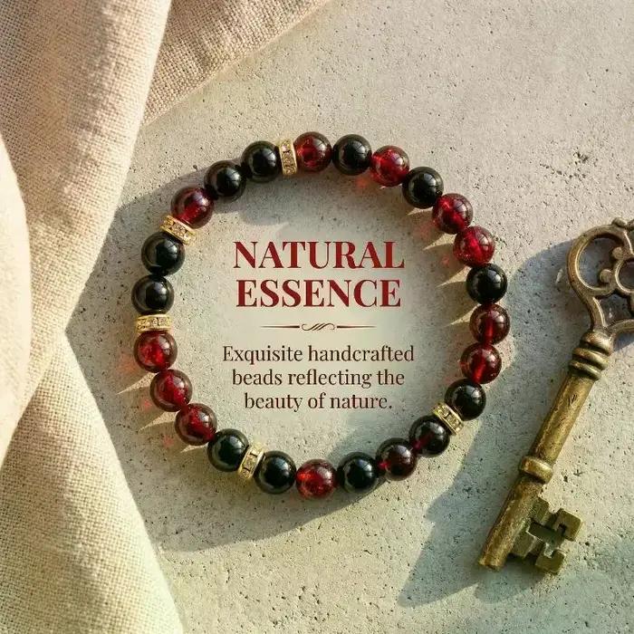 Bracelet Anti-Anxiété Bohème en Perles Acrylique Cadeau Saint-Valentin pour Femme Occasions Spéciales Relaxation Stress Management