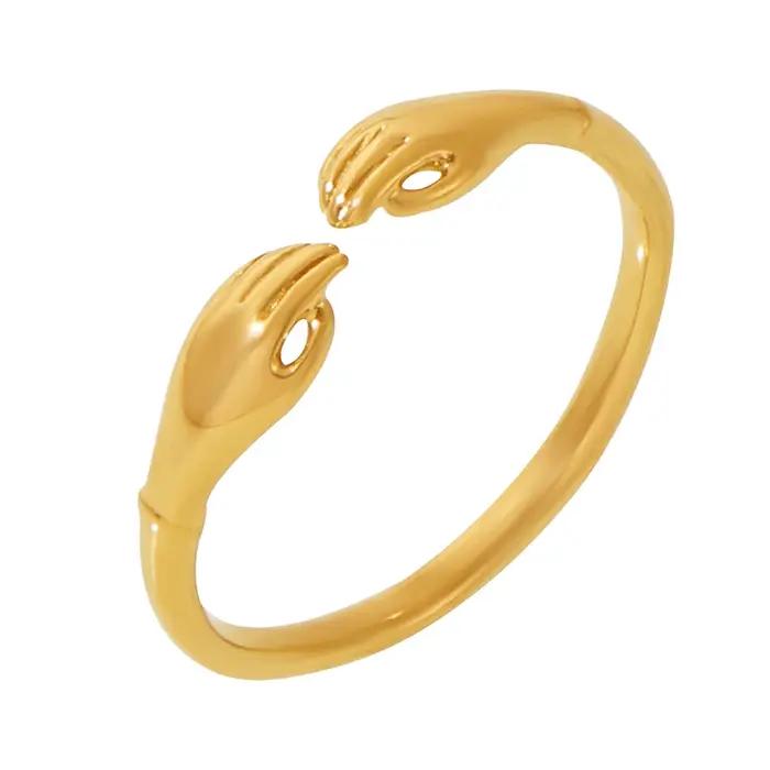 Bague « Deux Mains qui s'Étreignent » pour Femme