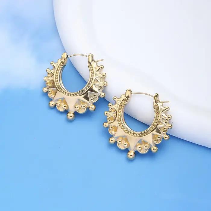 Boucles d'oreilles de style victorien - Bracelet manchette gitane Boho
