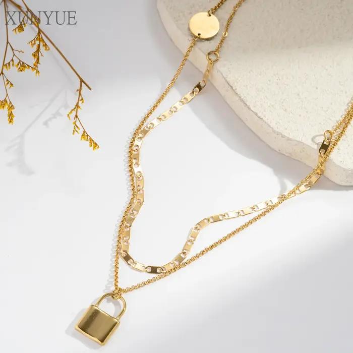 XUNYUE – collier avec pendentif grand soleil exagéré