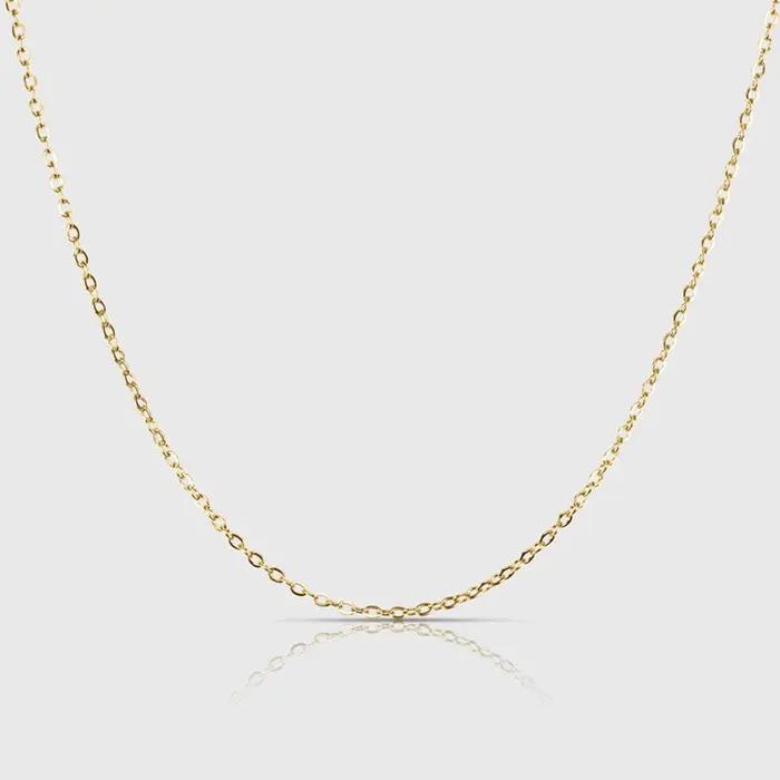 Collier pendentif hypoallergénique plaqué or en acier inoxydable 316L - Saint Michel