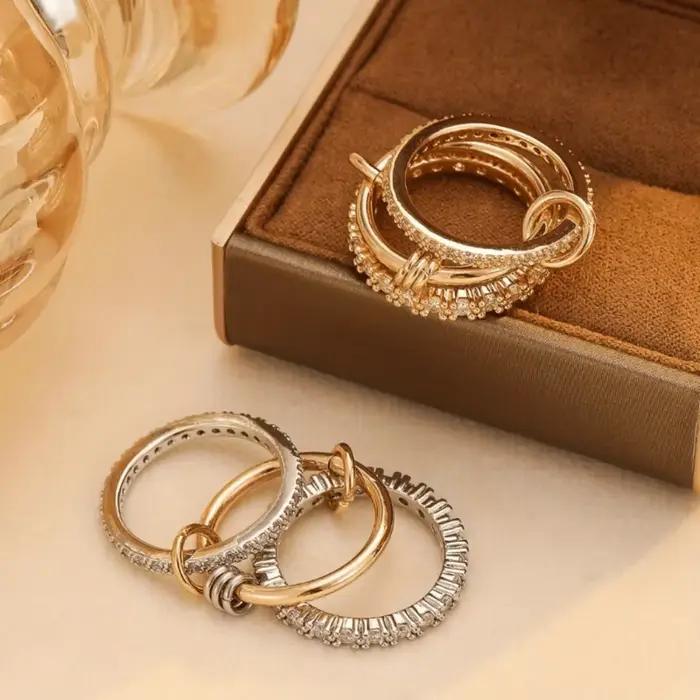 Bague empilable élégante pour femmes – Bijoux tendance pour les amateurs de mode
