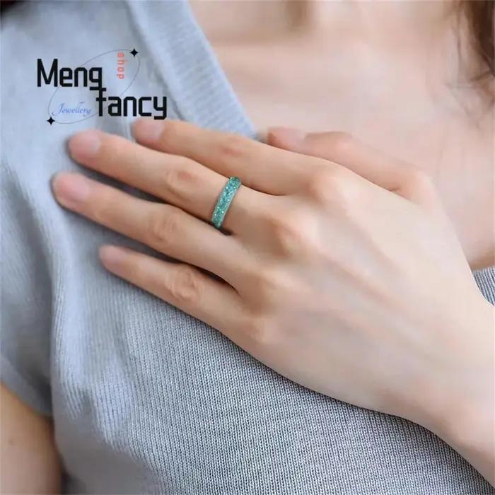 Bague en jadéite naturelle de qualité