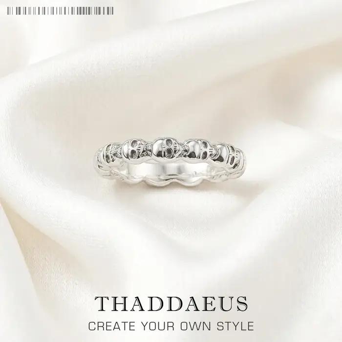 Bague tête de mort Style européen, bijoux de rue rebelle pour femmes et hommes, cadeau Vintage de pr