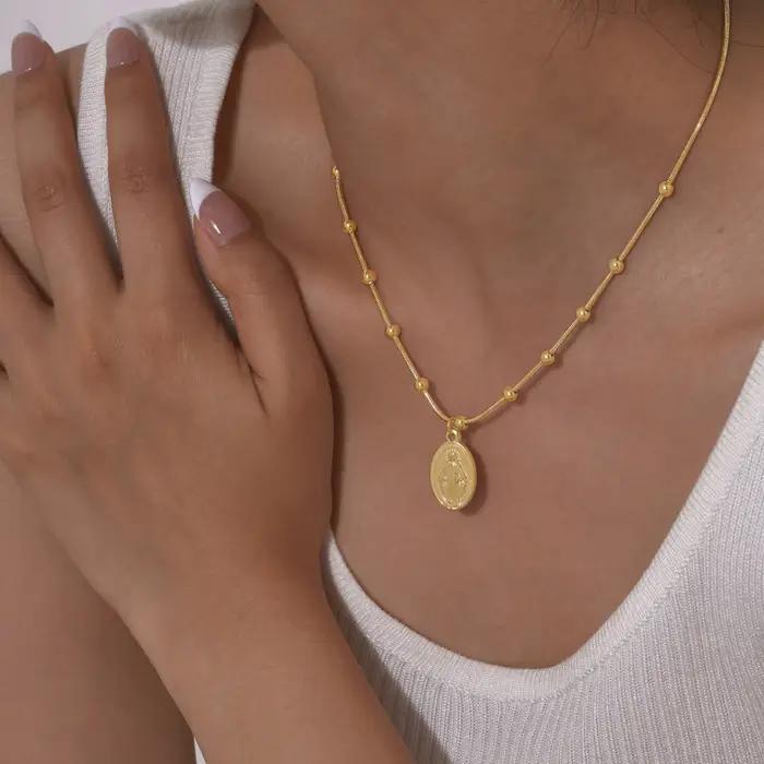 Collier vierge marie pour femmes