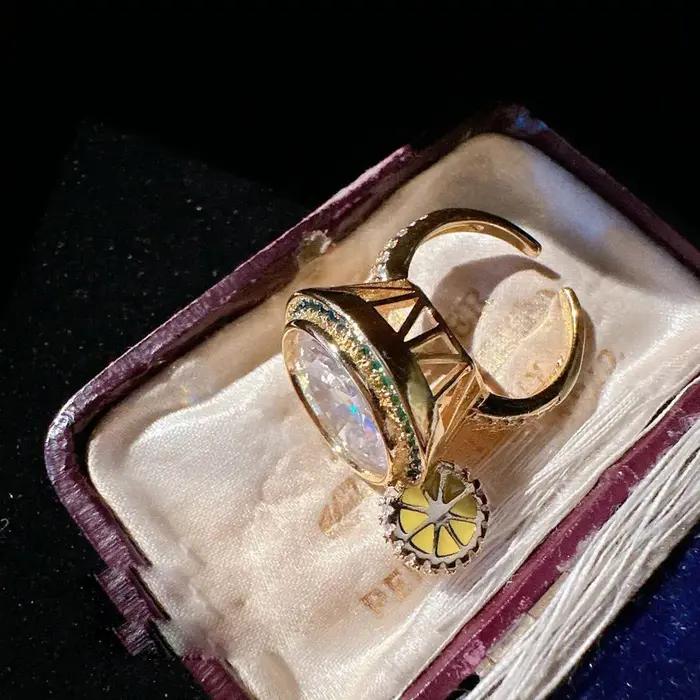 Bague en pierres précieuses Mojito ORY pour femme