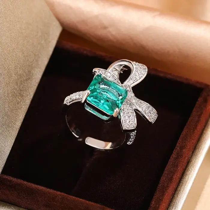 Bague AAAA en diamant pour femmes