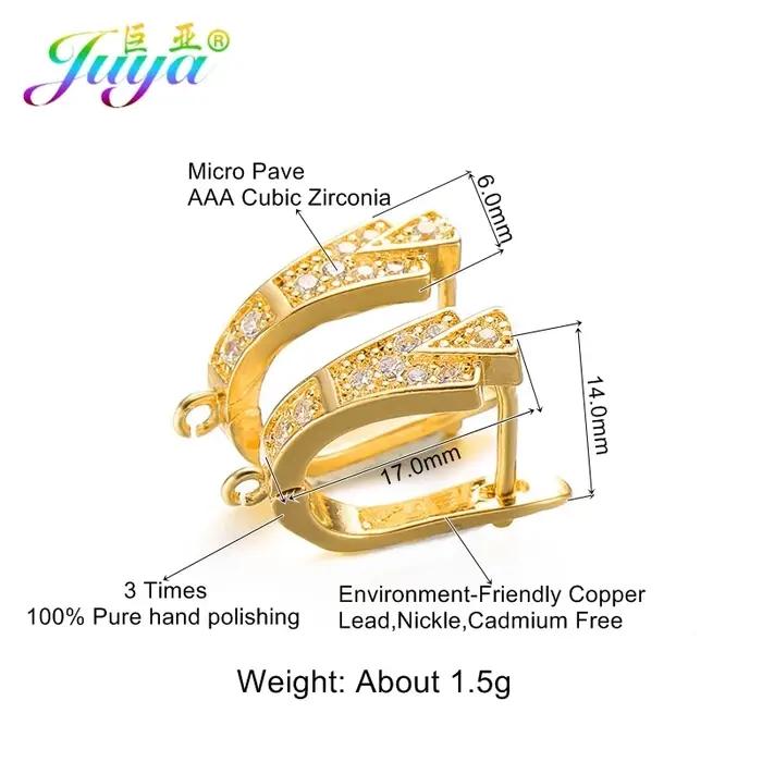 Boucles d'Oreilles Créatives Main Crafted en Cuivre et Zircon avec Cristaux Cubiques de Qualité AAA pour Femmes Occasions Spéciales Personnalisables