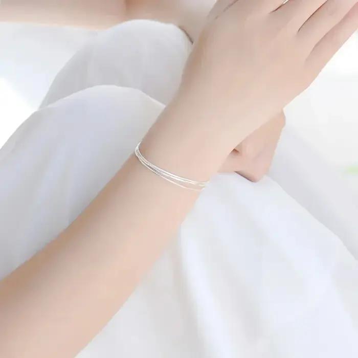 Bracelets élégants à couche Simple pour femmes