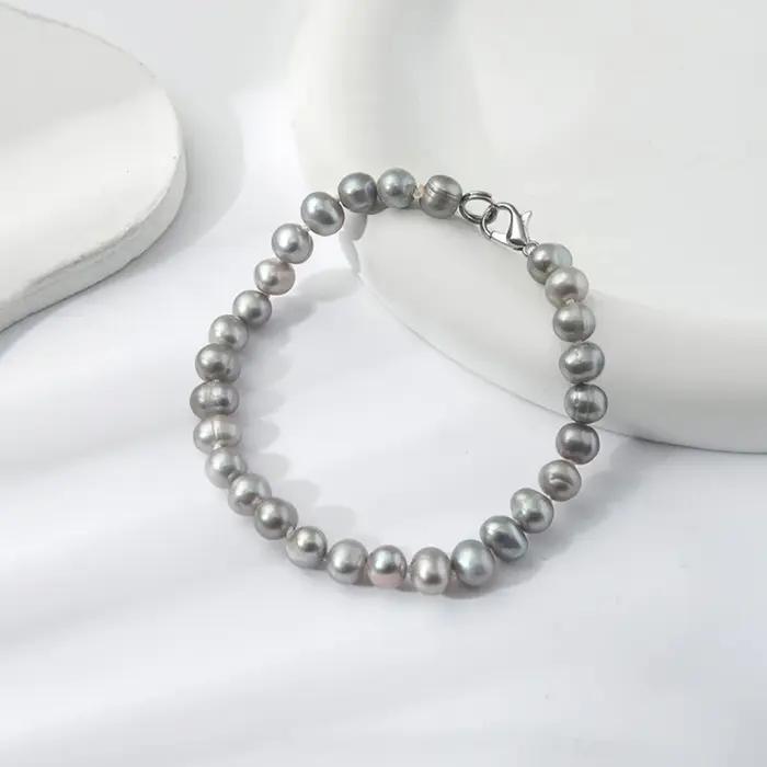 Bracelet de perles de pomme de terre en perles naturelles