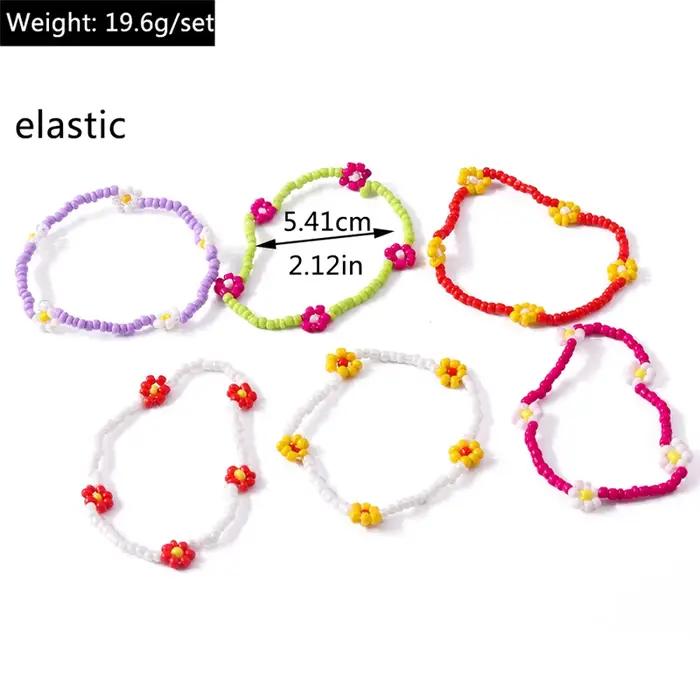 Bracelets perlés faits à la main bohème pour femmes