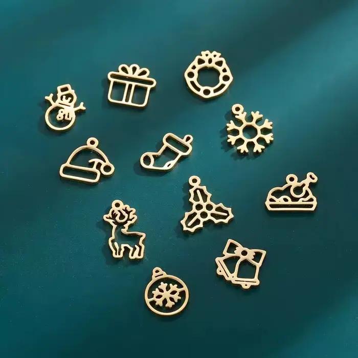 Collier pour femmes, cadeau de noël, nom personnalisé, bijoux, accessoire de noël, pendentif personnalisé en or, acier inoxydable