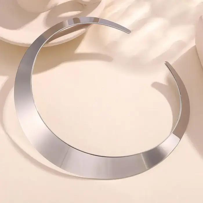 Collier et Boucles d'Oreilles en Acier Inoxydable pour Femme