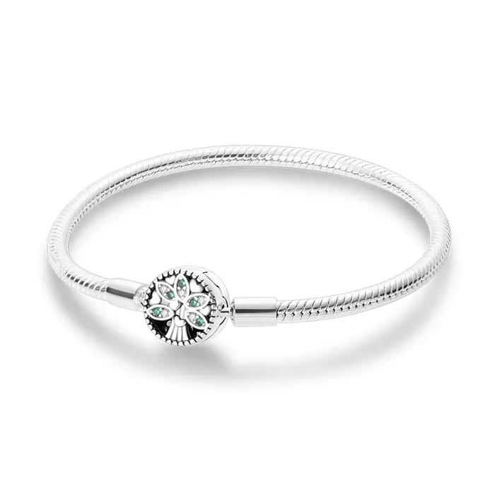 Bracelets Pandach 925 couleur argent classique amour pour toujours papillon étoile Bracelets pour fe