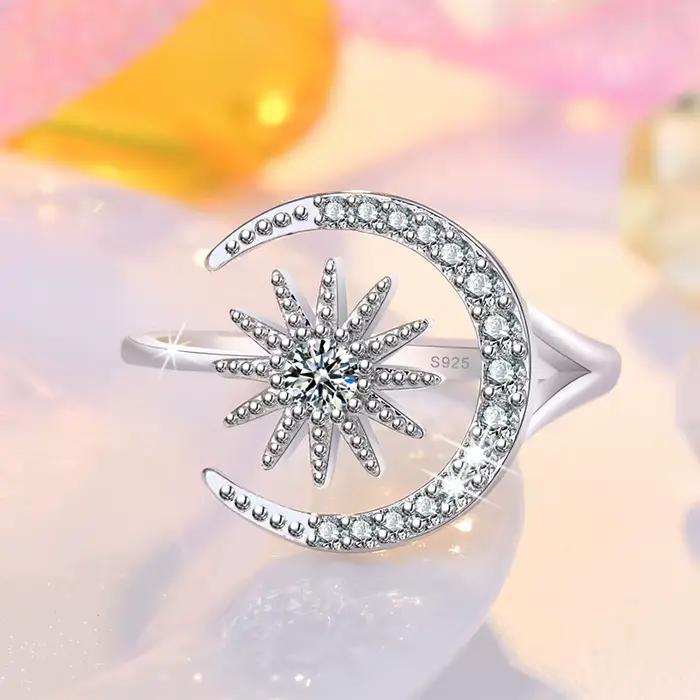 Bague en argent Sterling 925 pour femmes, Zircon scintillant, luxe, haute qualité, accessoires de bijoux fins de mariage, cadeau de fête