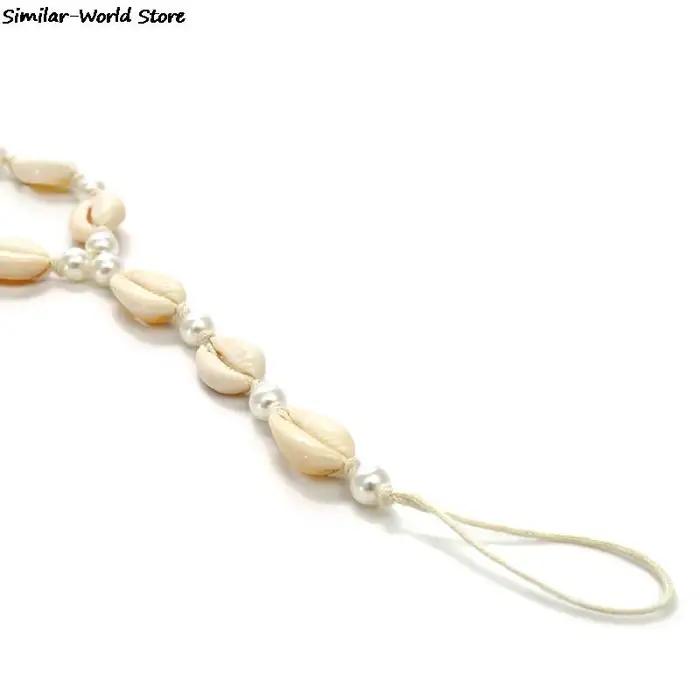 Bracelet de cheville en coquillage bohème pour femmes