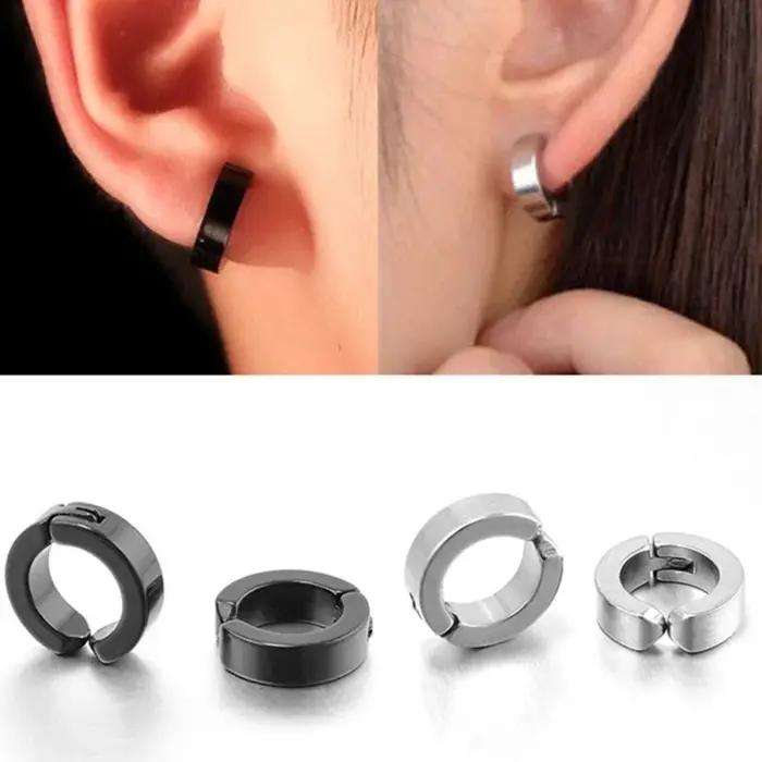 1 paire de boucles d'oreilles à Clip d'oreille Non percées