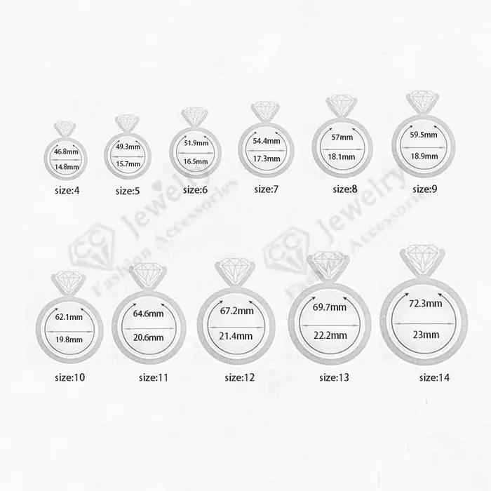 Bague de mariage 1.5 carat pour femme