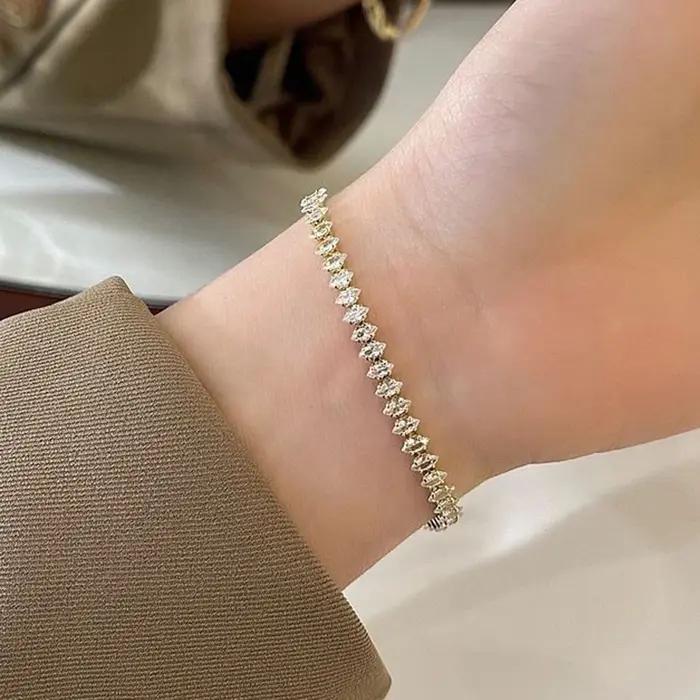 Bracelet de tennis de luxe pour femme