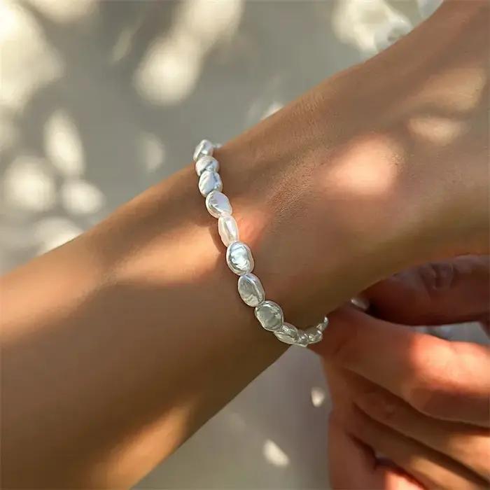 Collier ras du cou en Imitation de perles pour femmes