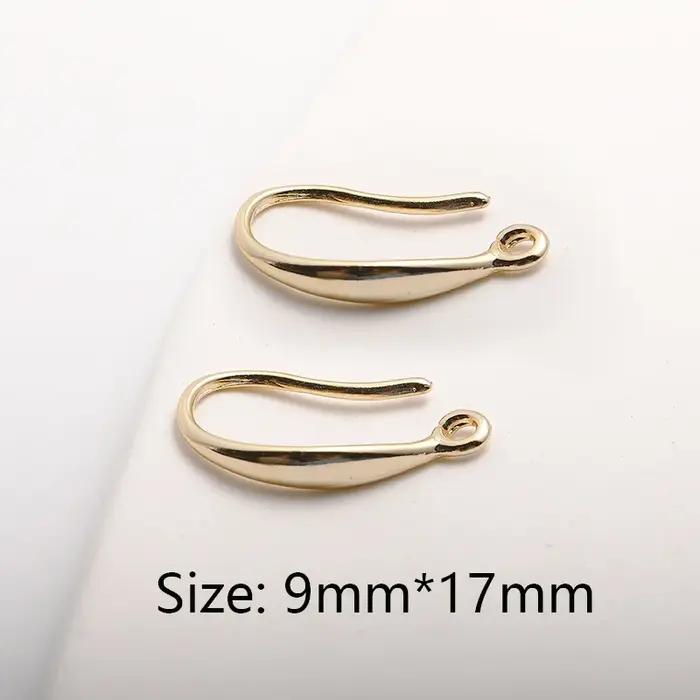 Mini pendentifs en forme de palmier plaqué or 14K
