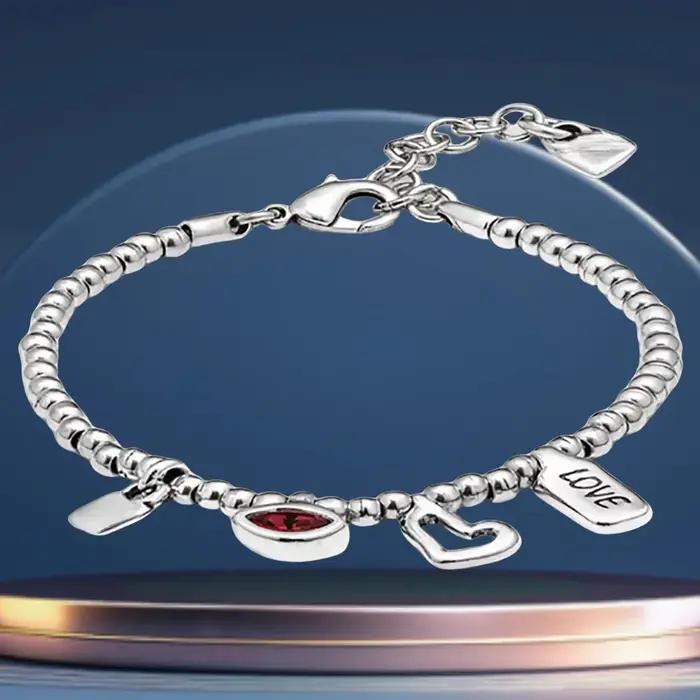 Nouveaux produits d'été: beau et superbe Bracelet en œil de cheval rouge européen et américain, acce