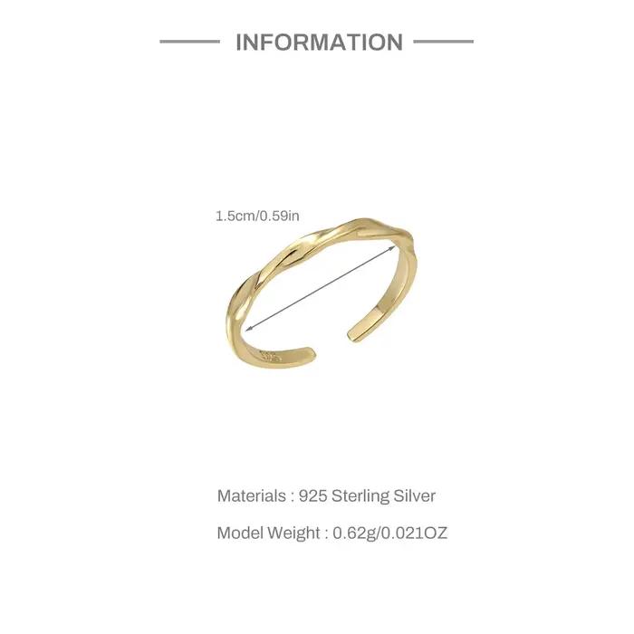 Aide – bague d'orteil en argent Sterling 925 pour femmes