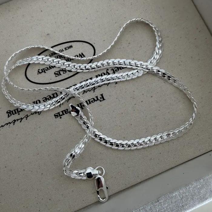 Collier en argent Sterling 925 pour femmes
