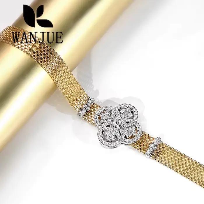 Bracelet artisanal en dentelle italienne pour femme