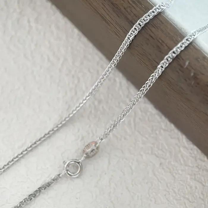 Collier Chaîne Chopin en Argent Sterling 925 de 40 cm et 1