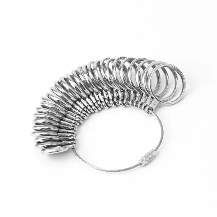 outil mesure taille bague metal americaine europe pour mariage classe ajustement precis artisanat bijoux