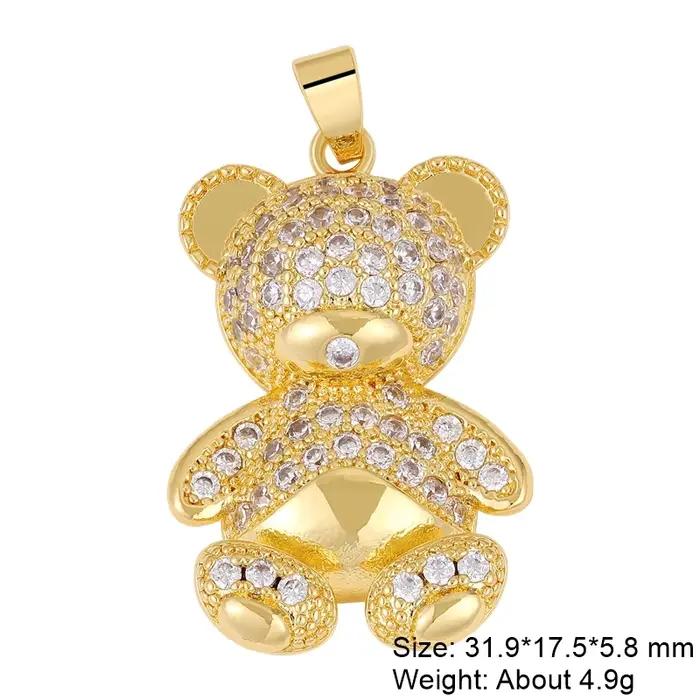 Juya 18K véritable plaqué or Micro pavé coloré zircon cubique mauvais œil citron breloques pour bricolage femmes mode pendentif fabrication de bijoux