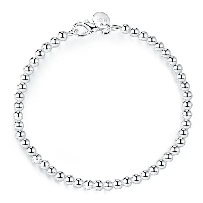 Cadeaux de Noël, bracelet en argent sterling 925