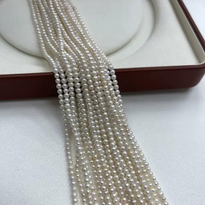 Perle d'eau douce naturelle, perle pomme de terre pour la fabrication de bijoux, accessoire pour collier, boucles d'oreilles, bracelet, DIY