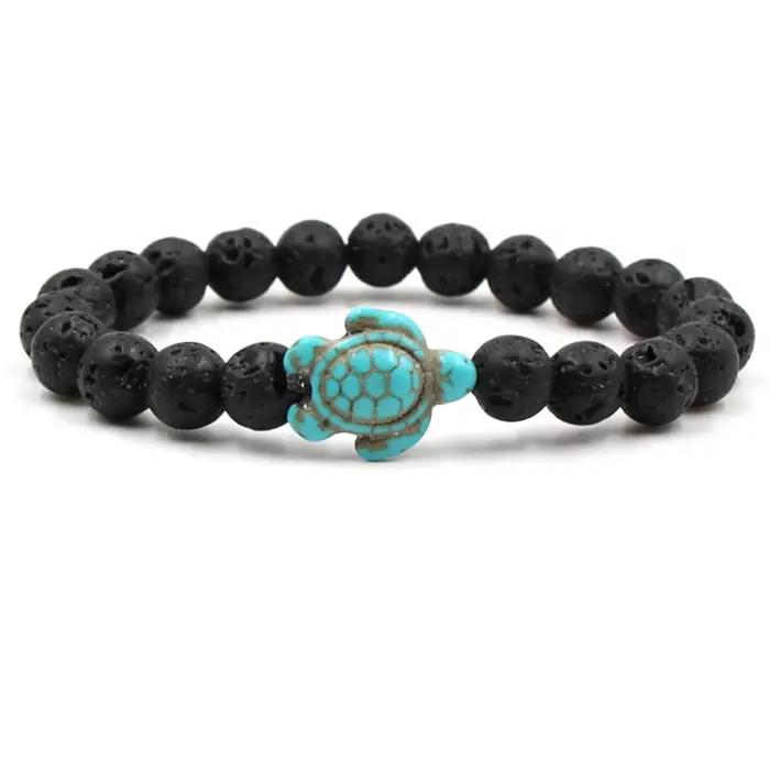 Bracelets en perles de tortue de mer pour femmes et hommes