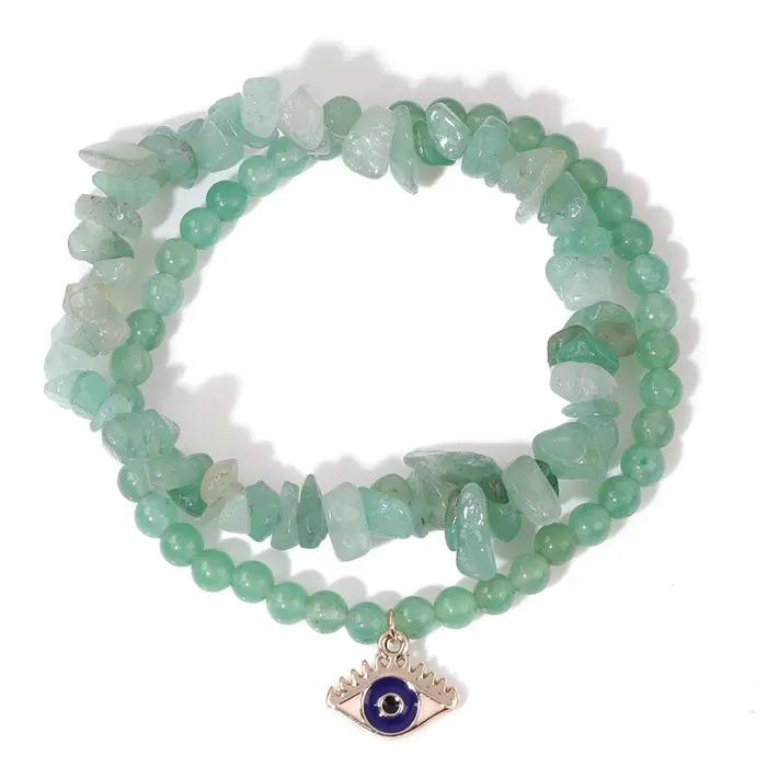 Bracelet en obsidienne noire pour hommes et femmes