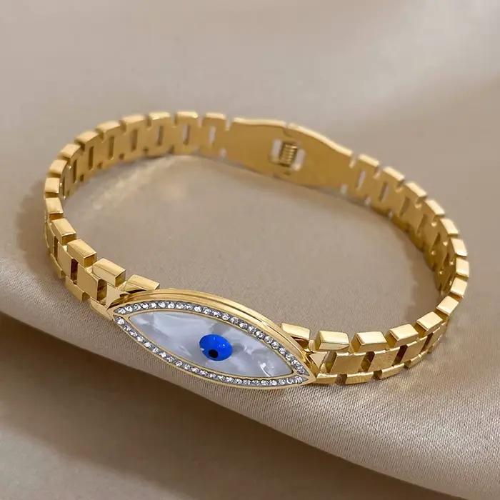Bracelet œil du mal minimaliste pour femmes et hommes