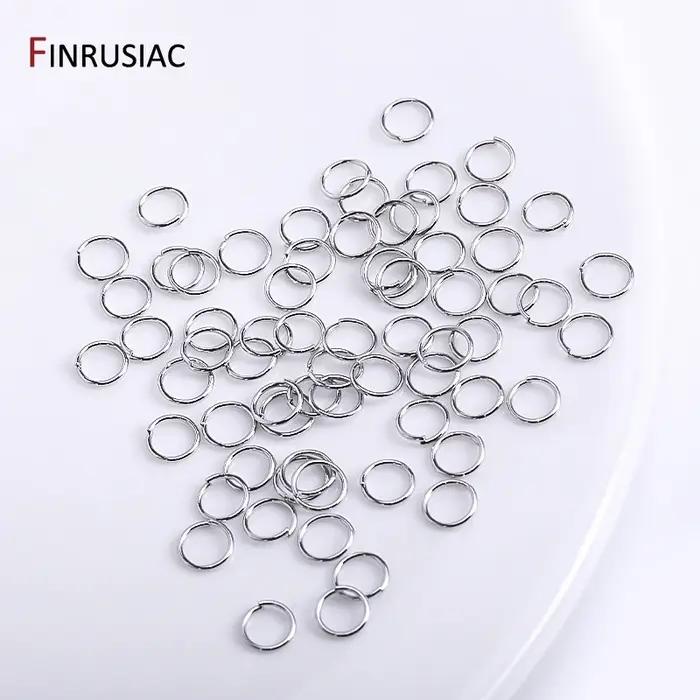 Anneaux de saut plaqués or 18 carats pour la fabrication de bijoux