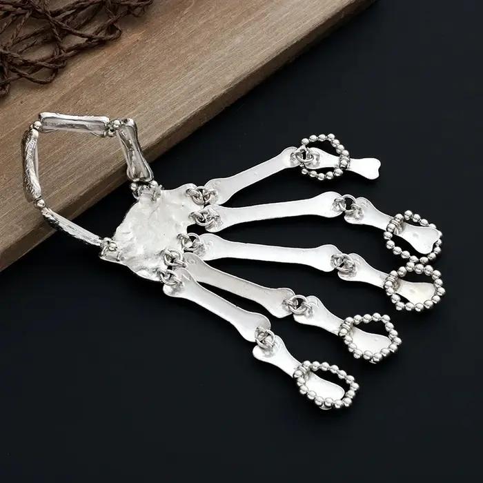 Bracelets en Os de Squelette Punk Rock pour Femmes Occasions Spéciales Goths Unique Cadeau Créativité Punk